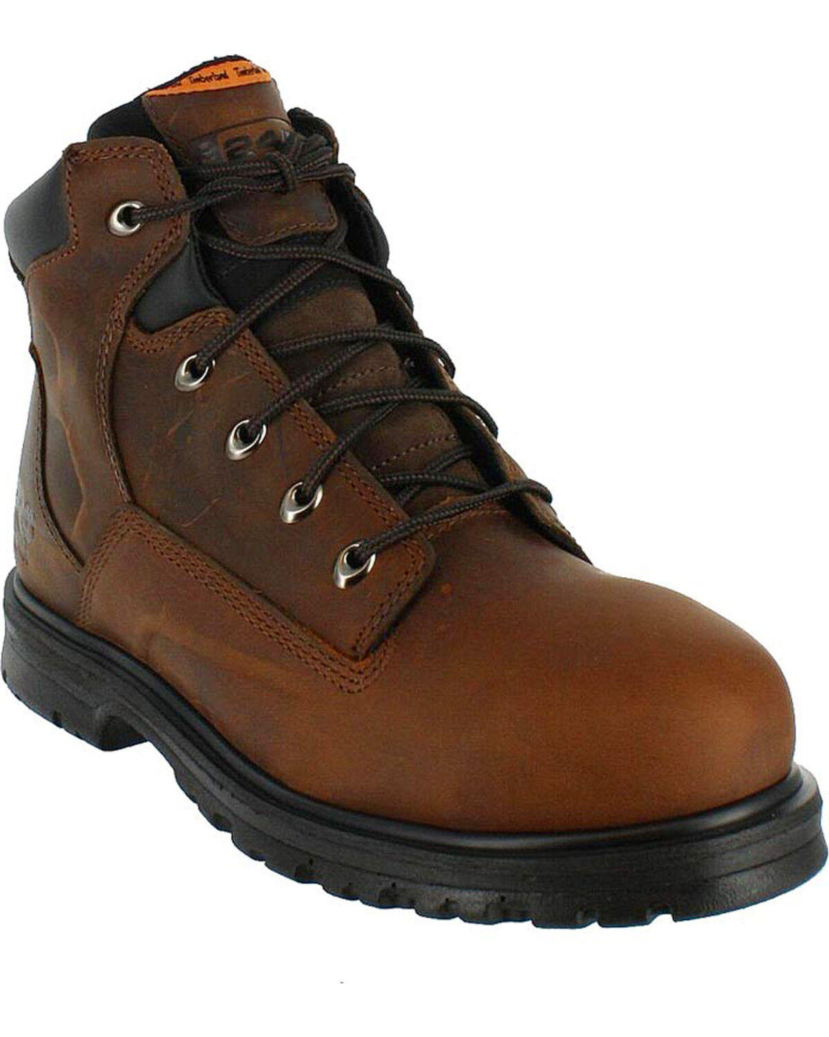 Timberland PRO Men's Magnus 6" Work Boots - Steel Toe, Brown, hi-res