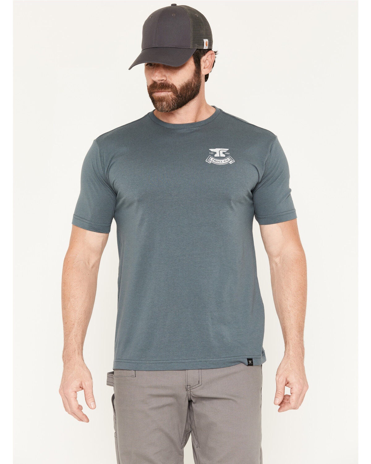 Image #4 - Troll Co Men's Haggler Short Sleeve Graphic Work T-Shirt - Big, Steel, hi-res