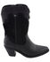 Image #3 - Milwaukee Leather Women's Snake Print Western Boots - Round Toe, Black, hi-res