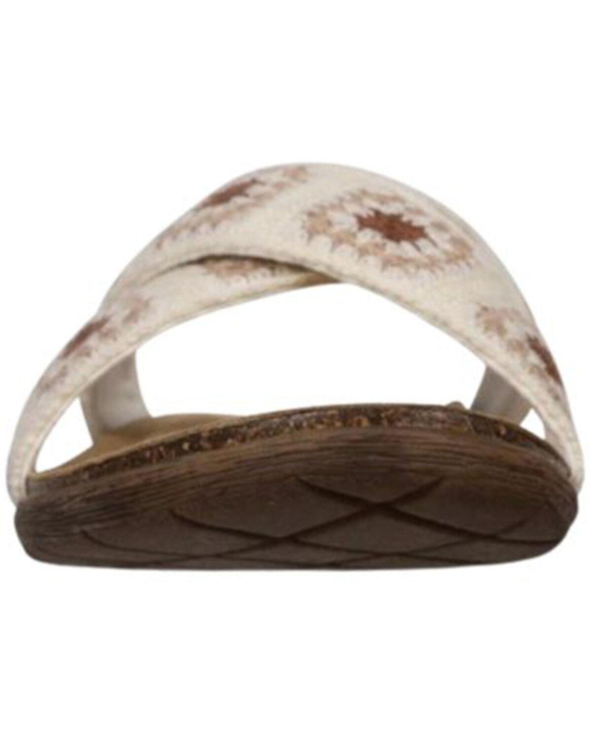 Image #4 - Mykos Women's Leyla Crossband Sandals, White, hi-res