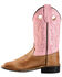 Image #3 - Old West Girls' Western Boots - Square Toe, , hi-res