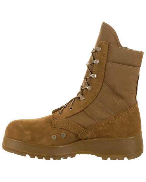 Image #3 - Rocky Men's Entry Level Hot Weather Military Boots - Round Toe, Taupe, hi-res