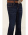 Image #4 - Shyanne Little Girls' Tulsa Dark Wash Bootcut Comfort Stretch Denim Riding Jeans, Dark Wash, hi-res
