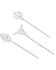 Image #1 - Montana Silversmiths Southwest Hat Picks - 3 Pieces, Silver, hi-res