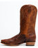 Image #3 - El Dorado Men's Rust Bison Western Boots - Snip Toe, Rust Copper, hi-res