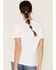 Image #4 - Wrangler Women's Boot Barn Exclusive Adventure Is Out There Short Sleeve Graphic Tee, Teal, hi-res