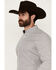 Image #2 - Cody James Men's Rejoice Geo Print Long Sleeve Button-Down Stretch Western Shirt, White, hi-res