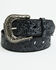 Image #1 - Shyanne Women's Cross Filigree Western Belt, Black, hi-res