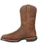 Image #3 - Rocky Men's Long Range Waterproof Western Work Boots - Steel Toe, , hi-res