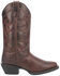 Image #2 - Laredo Women's Shelley Western Boots - Round Toe, Cognac, hi-res