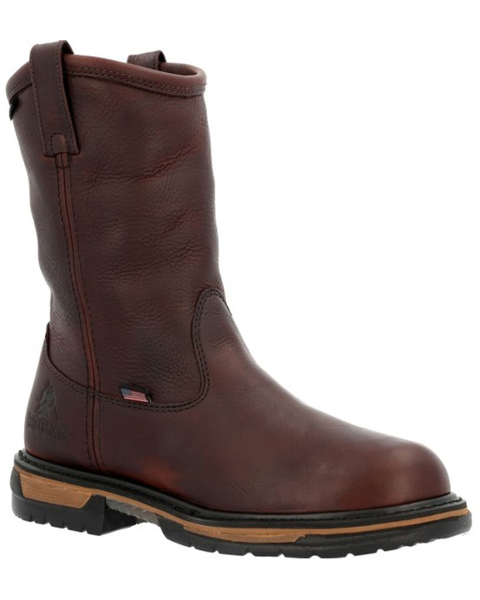 Rocky Men s IronClad Pull On Waterproof Work Boot Steel Toe