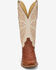 Image #3 - Tony Lama Women's Ranchero Exotic Ostrich Western Boots - Square Toe, Cognac, hi-res