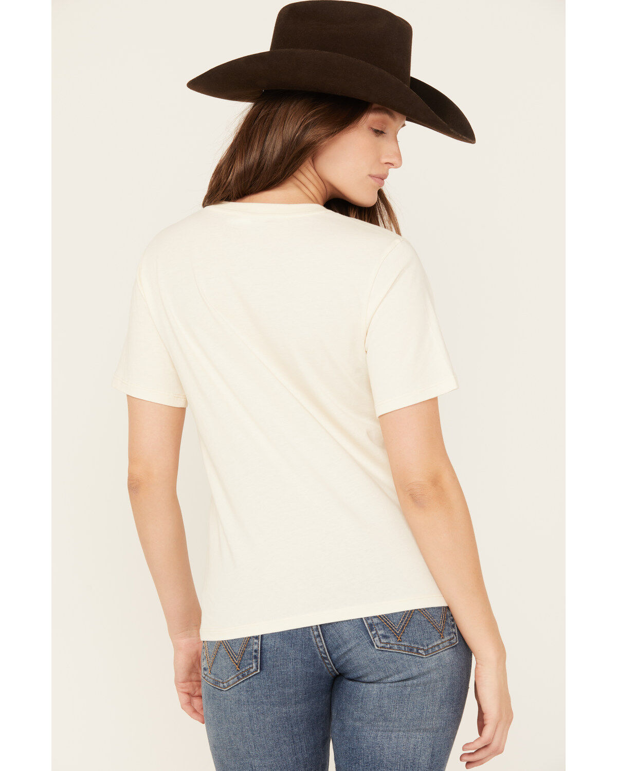 Image #4 - Shyanne Women's Raised On Ropes Short Sleeve Graphic Tee, Cream, hi-res