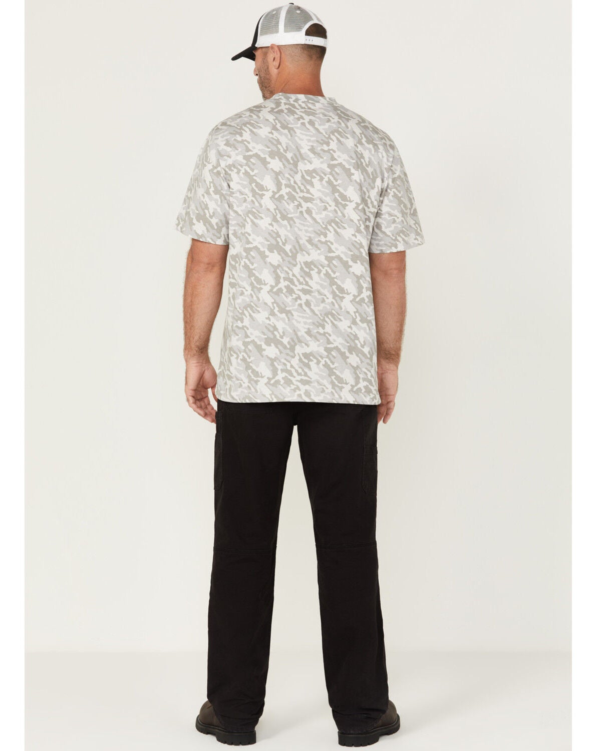 Image #3 - Hawx Men's Auger Brushed Duck Stretch Canvas Pants - Big, Black, hi-res