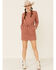 Wishlist Women's Sweatshirt Dress, Mauve, hi-res
