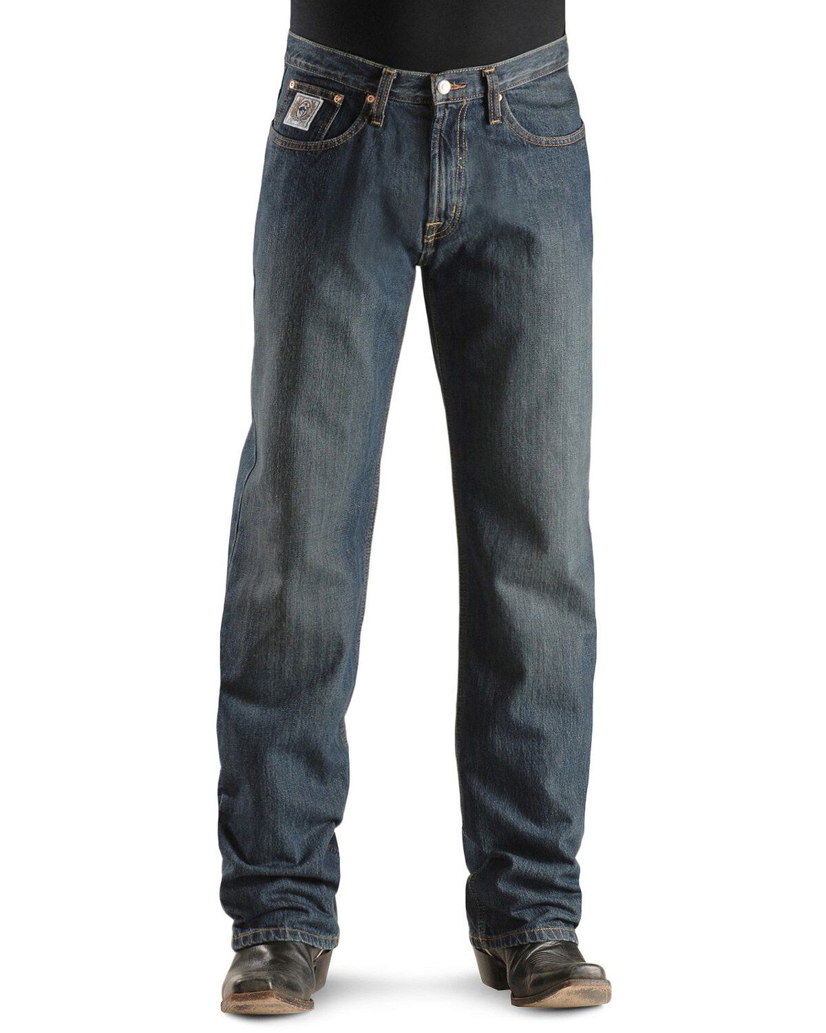 Cinch Jeans - White Label Relaxed Fit Denim Jeans Dark Stonewash