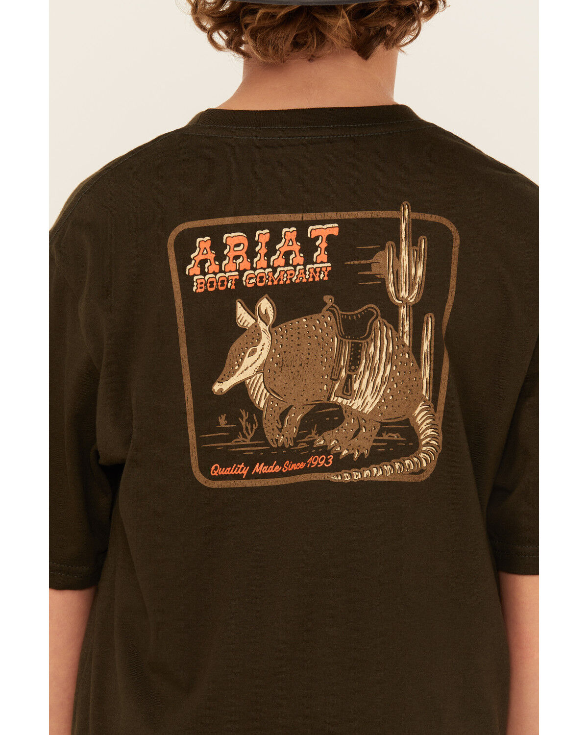 Product Name:  Ariat Boys' Armadillo Short Sleeve Graphic T-Shirt