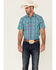 Gibson Men's Montage Plaid Short Sleeve Snap Western Shirt , , hi-res