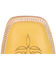 Image #6 - Justin Men's Deerskin Western Boots - Square Toe, Yellow, hi-res