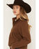 Image #2 - Kimes Ranch Women's Rita Quilted 1/4 Zip Pullover, Brown, hi-res