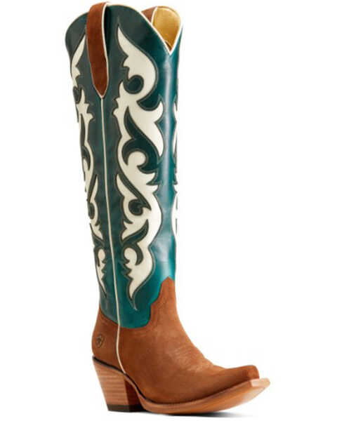 Ariat Women's Elvira Western Boots - Snip Toe, Brown, hi-res