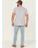 Image #3 - Wrangler X Fender Men's Greensboro Cowboy Rockstar Relic Distressed Regular Straight Jeans, Indigo, hi-res