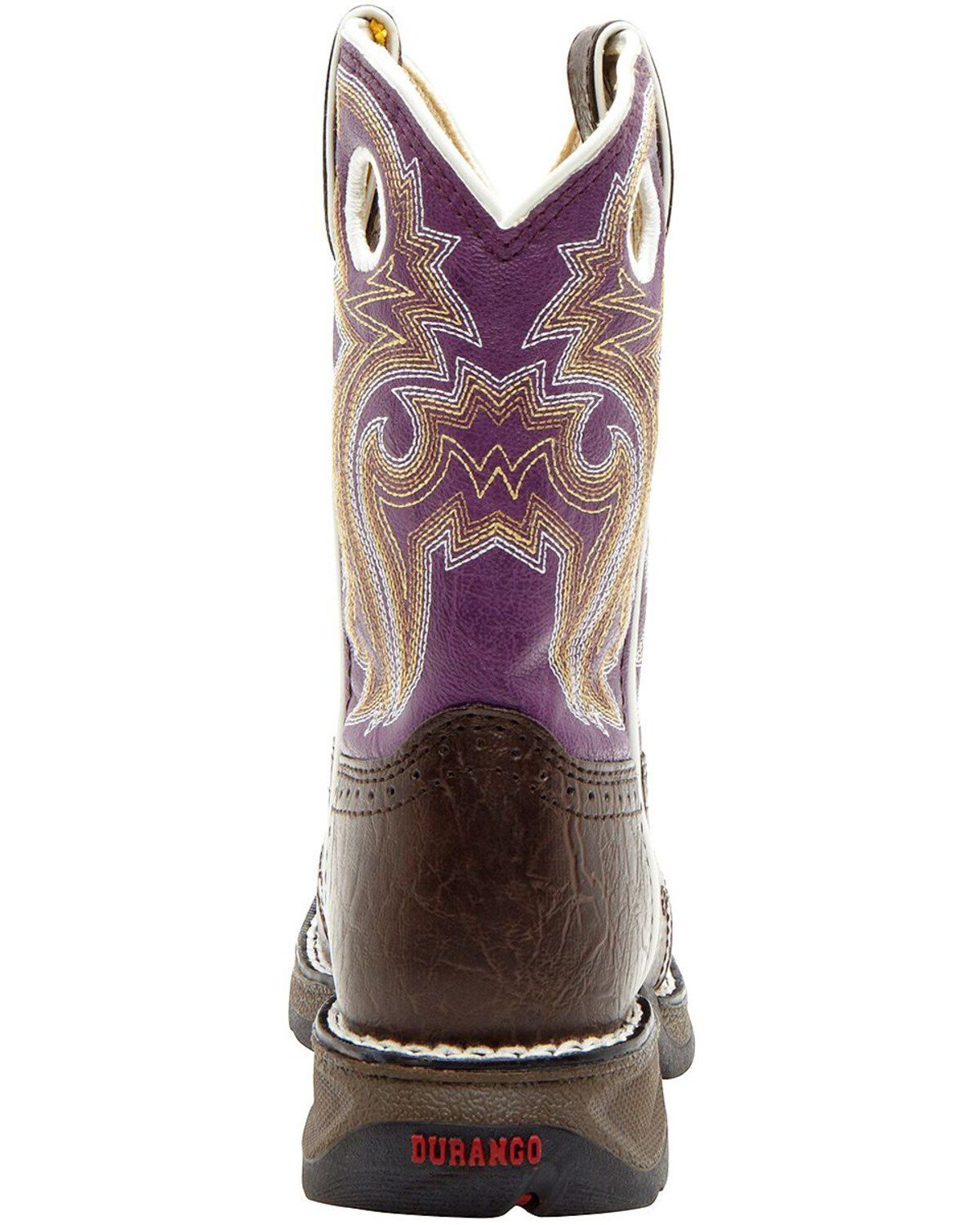 Image #7 - Durango Little Girls' Western Boots - Square Toe, , hi-res