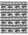 Image #1 - Carstens Home Buffalo Print Blanket, Blue, hi-res