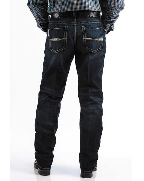Cinch Men's Sawyer Loose Fit Boot Cut Jeans, Indigo, hi-res
