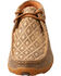 Image #4 - Twisted X Women's Diamond Driving Moc Shoes, Tan, hi-res