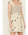 Image #3 - Free People Women's Tory Floral Smocked Mini Dress, Cream, hi-res