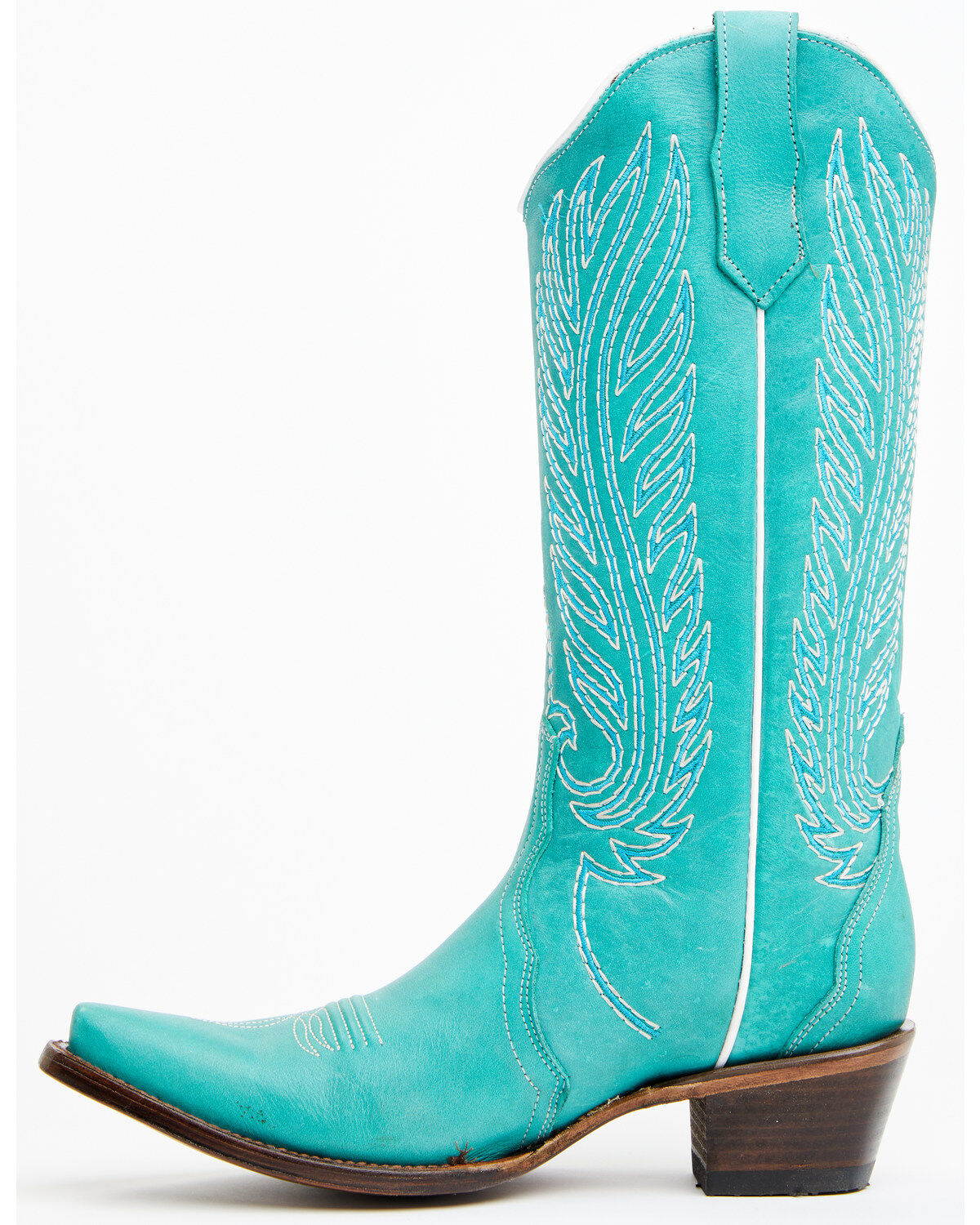 Image #3 - Circle G Women's Triad Western Boots - Snip Toe, Blue, hi-res