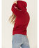 Brew City Beer Gear Women's Budweiser Graphic Hooded Sweatshirt , Red, hi-res