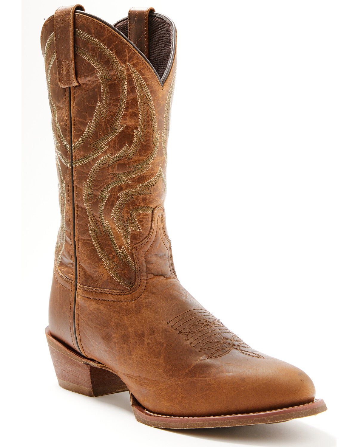 Laredo Men's Novak Performance Western Boots - Round Toe, Tan, hi-res