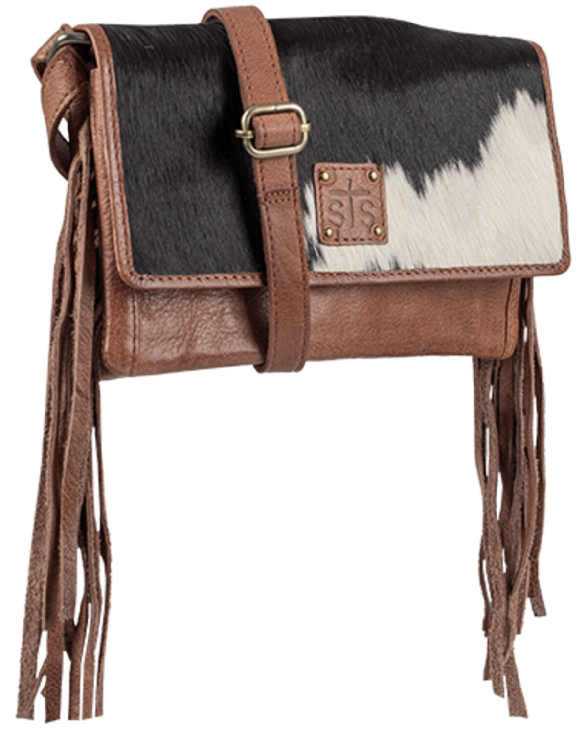 Image #3 - STS Ranchwear By Carroll Women's Indie Harper Crossbody Bag, Brown, hi-res