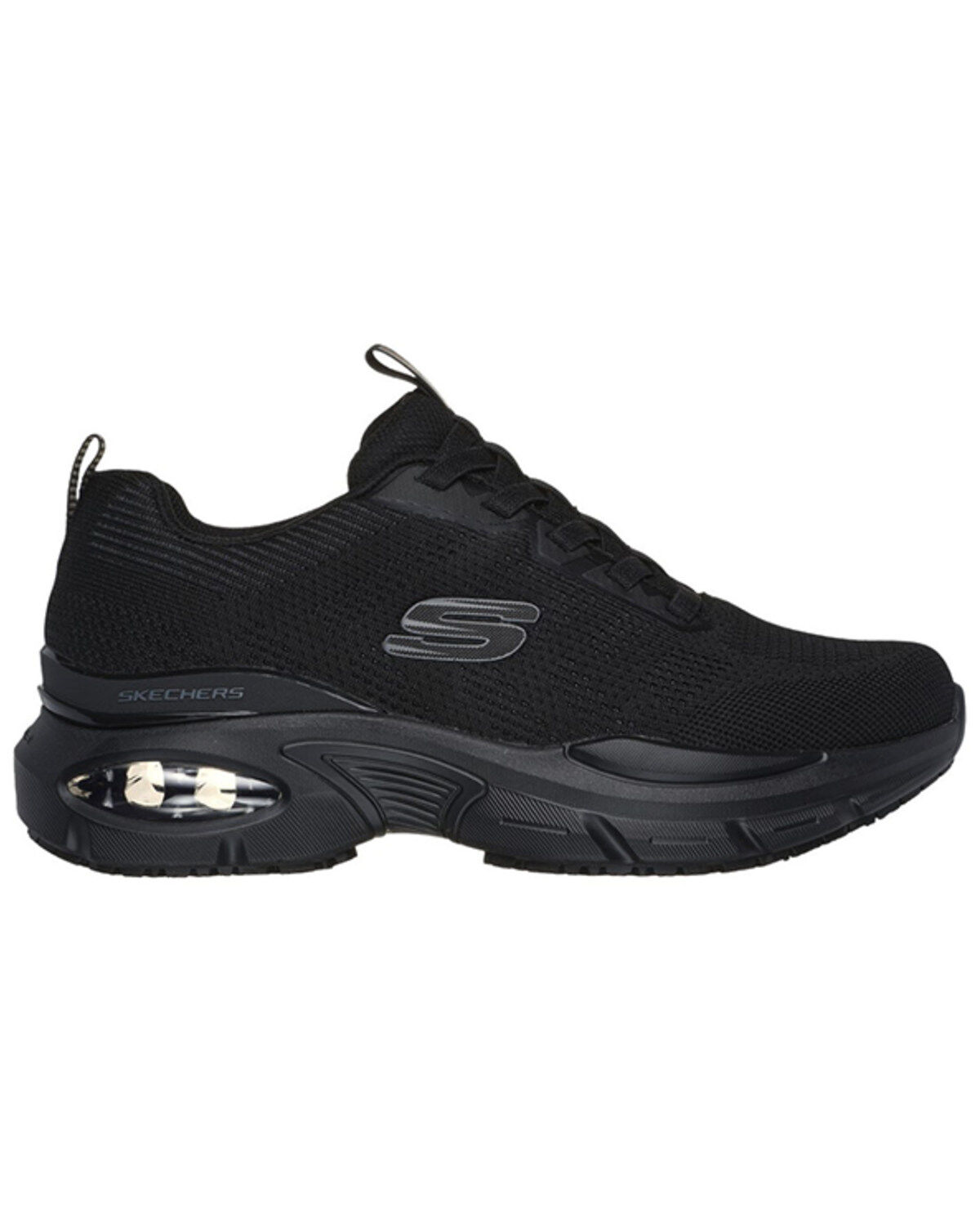 Skechers Men's Poppy Slip-Resisting Work Shoes - Round Toe