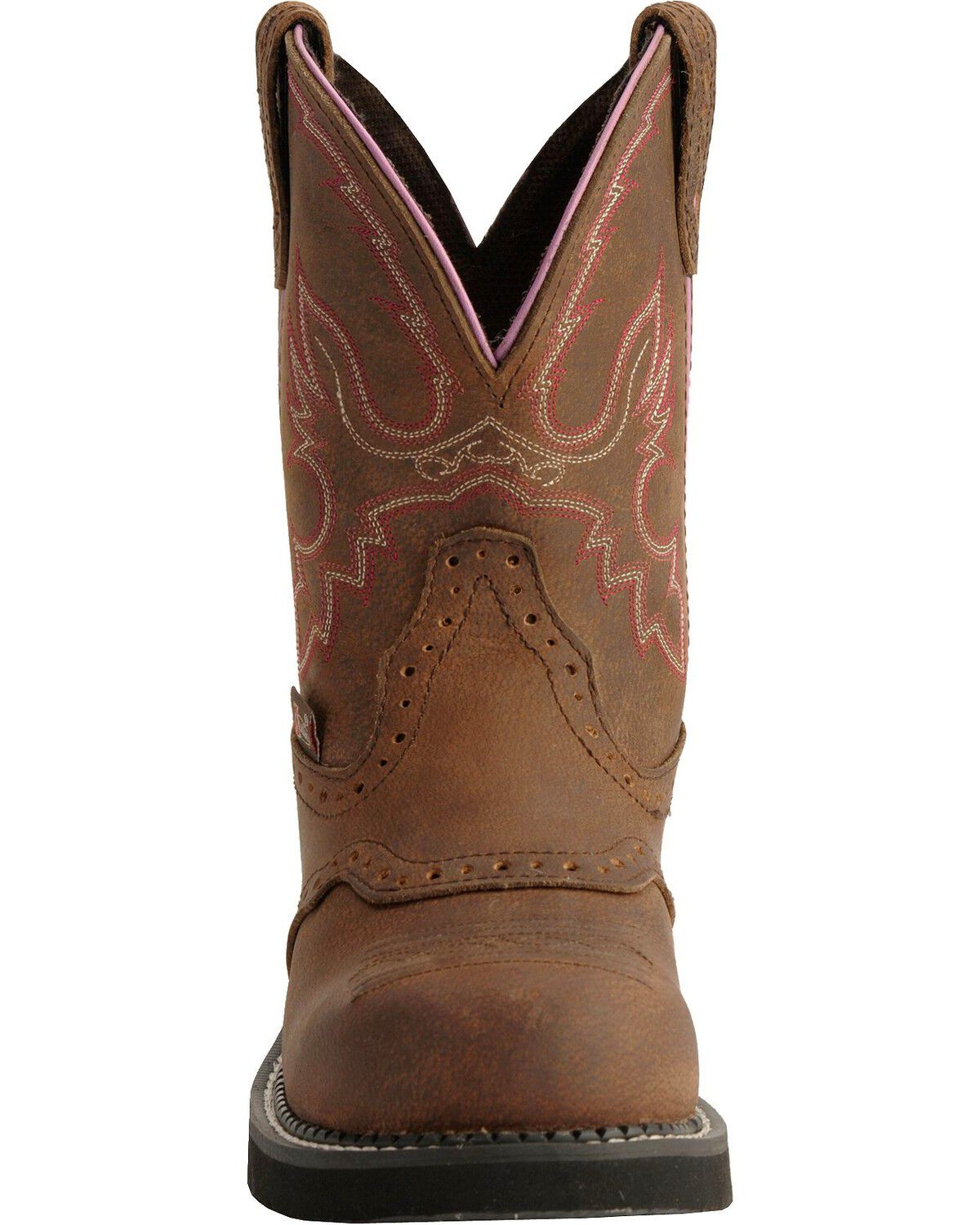 justin gypsy steel toe boots black