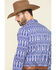 Image #5 - Rock & Roll Denim Men's Ikat Southwestern Print Long Sleeve Western Shirt, Blue, hi-res