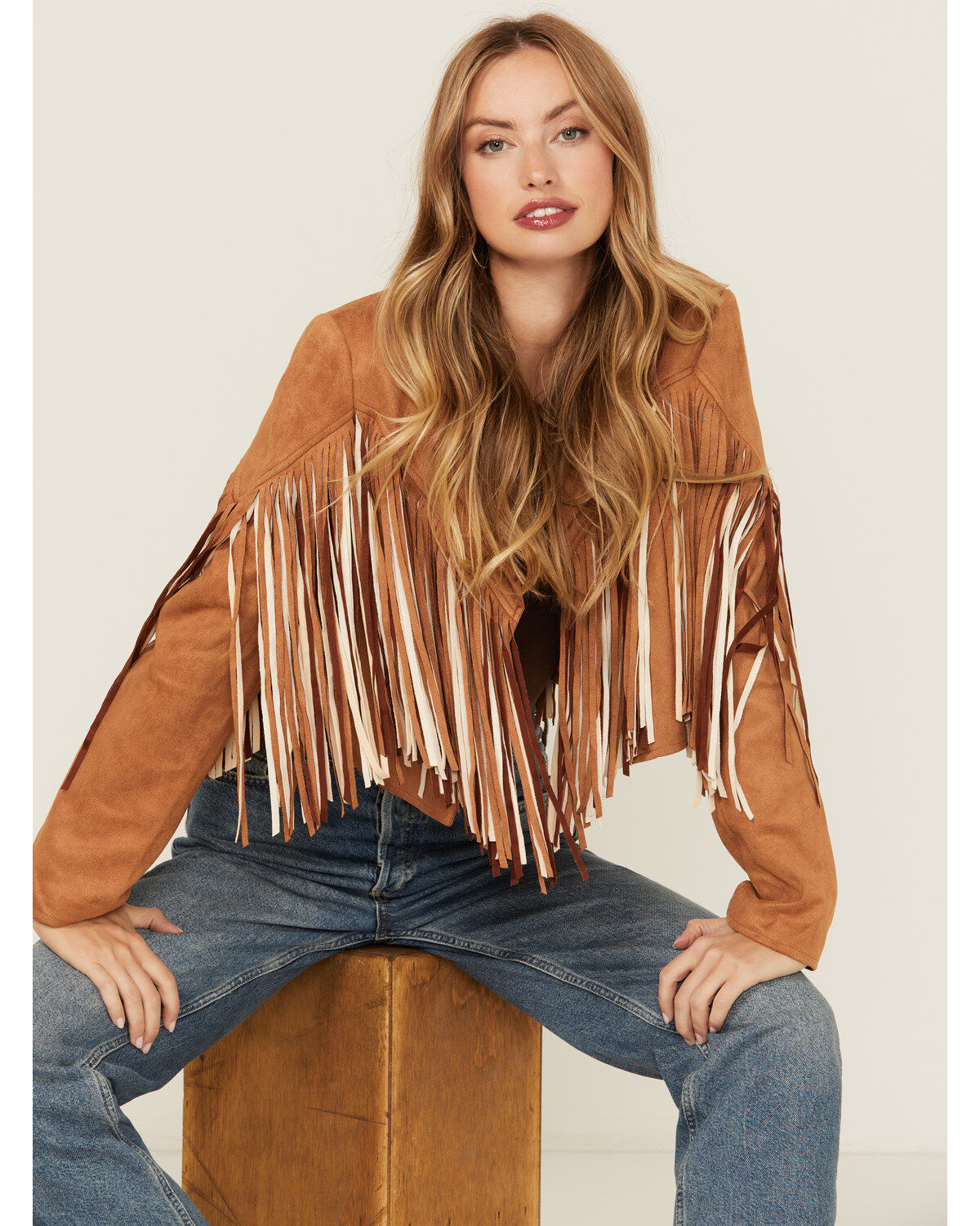Image #3 - Saints & Hearts Women's Fringe Jacket, , hi-res