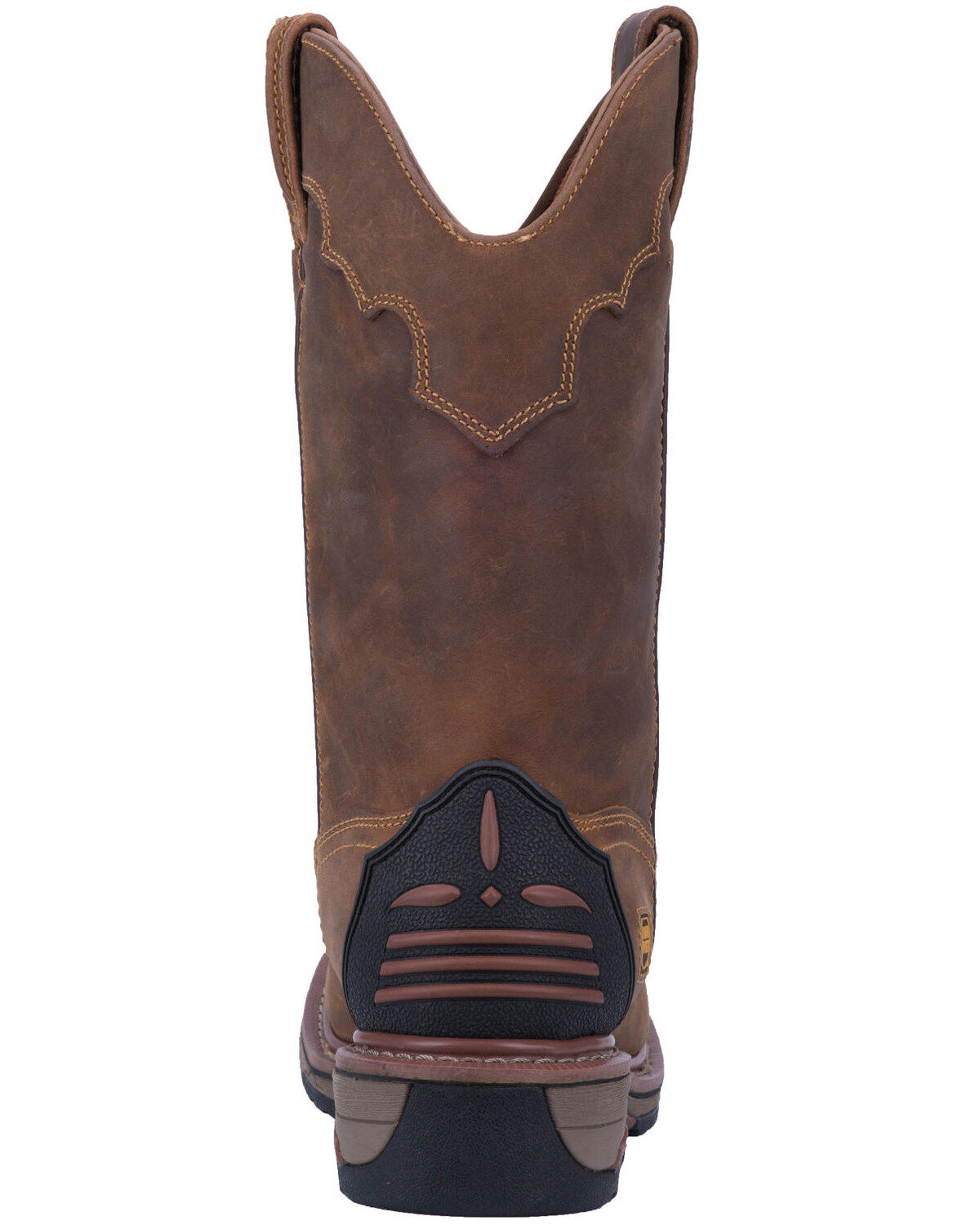 Image #5 - Dan Post Men's Blayde Waterproof Pull On Work Boots, Saddle Tan, hi-res