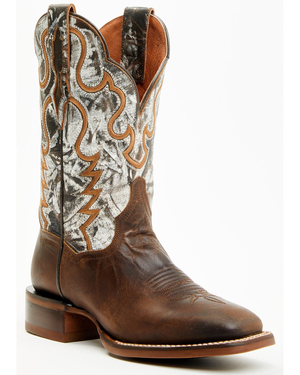 Dan Post Women's Tess Western Boots - Square Toe, Brown, hi-res