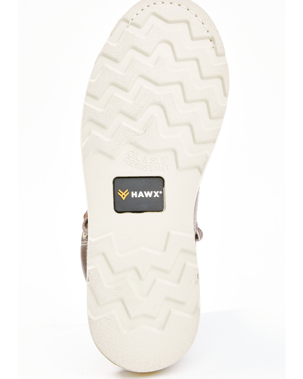 Image #7 - Hawx Men's USA Wedge Value Work Boots - Steel Toe, Brown, hi-res