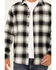 Image #3 - Brothers and Sons Men's Jay Plaid Print Long Sleeve Button-Down Western Shirt, Natural, hi-res
