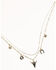 Image #1 - Shyanne Women's Layered Charm Necklace, Gold, hi-res