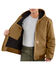 Carhartt Men's Quilted Flannel Lined Duck Active Work Jacket, Brown, hi-res