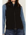 RANK 45 Women's Softshell Riding Vest, Black, hi-res