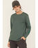 Image #2 - Carhartt Women's Loose Fit Heavyweight Long Sleeve Graphic Tee, Forest Green, hi-res