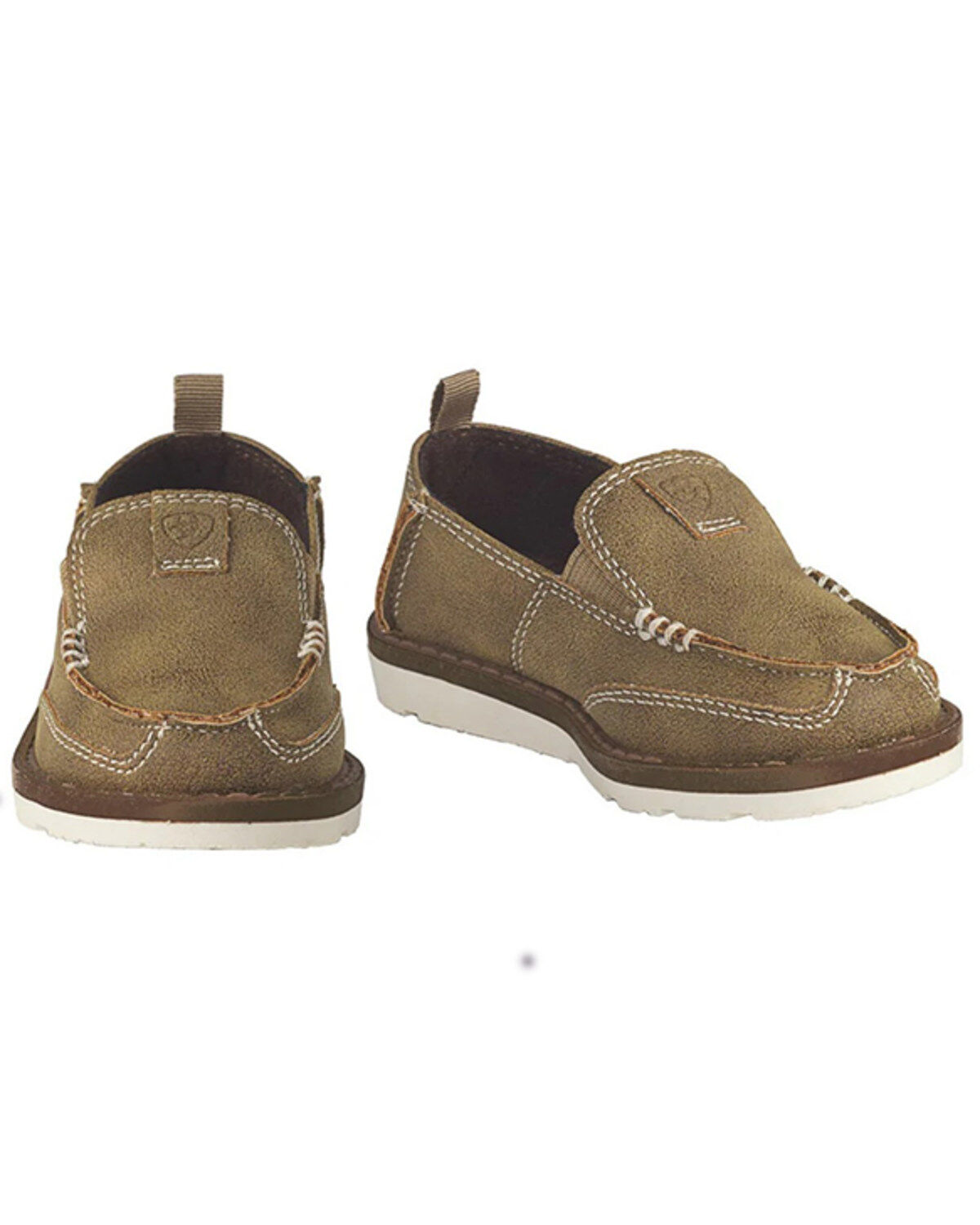 Image #1 - Ariat Toddler-Boys Elliot Cruiser Slip-On Casual Shoes - Moc Toe, Tan, hi-res