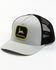 John Deere Men's Embroidered Logo Snapback Cap, Light Grey, hi-res