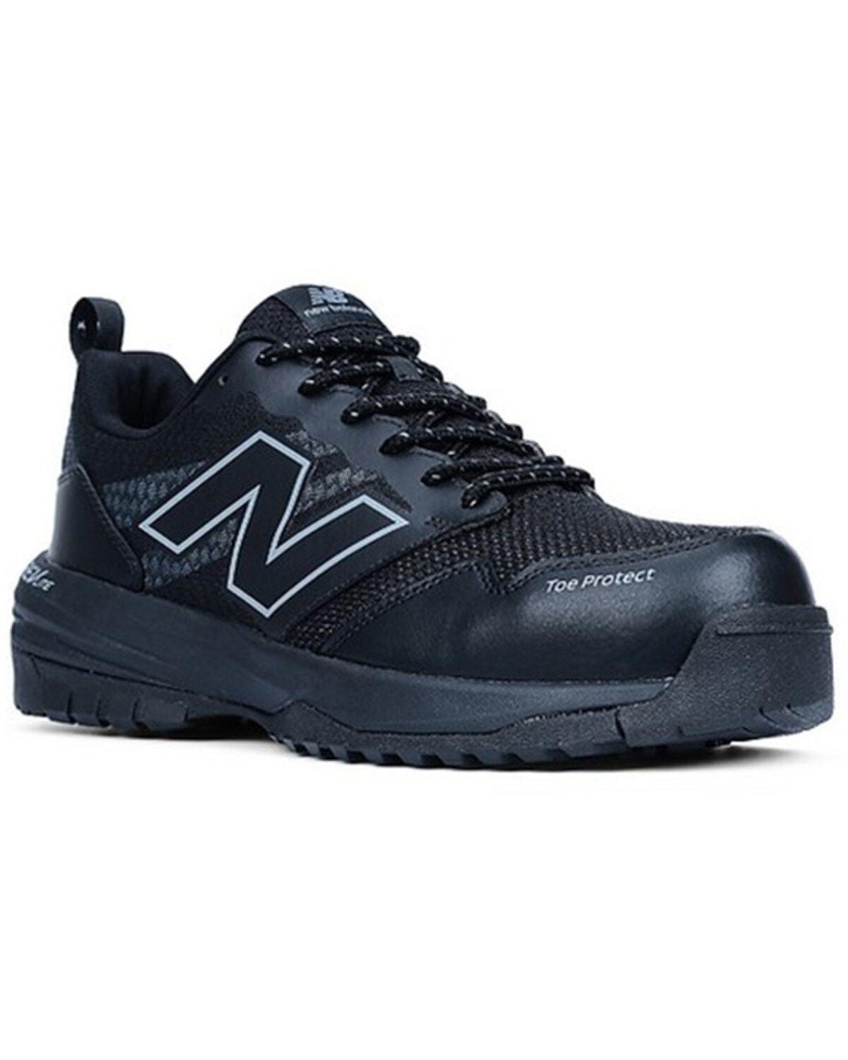 New Balance Men's Quickshift Slip Resisting Work Shoes - Composite Toe, Black, hi-res